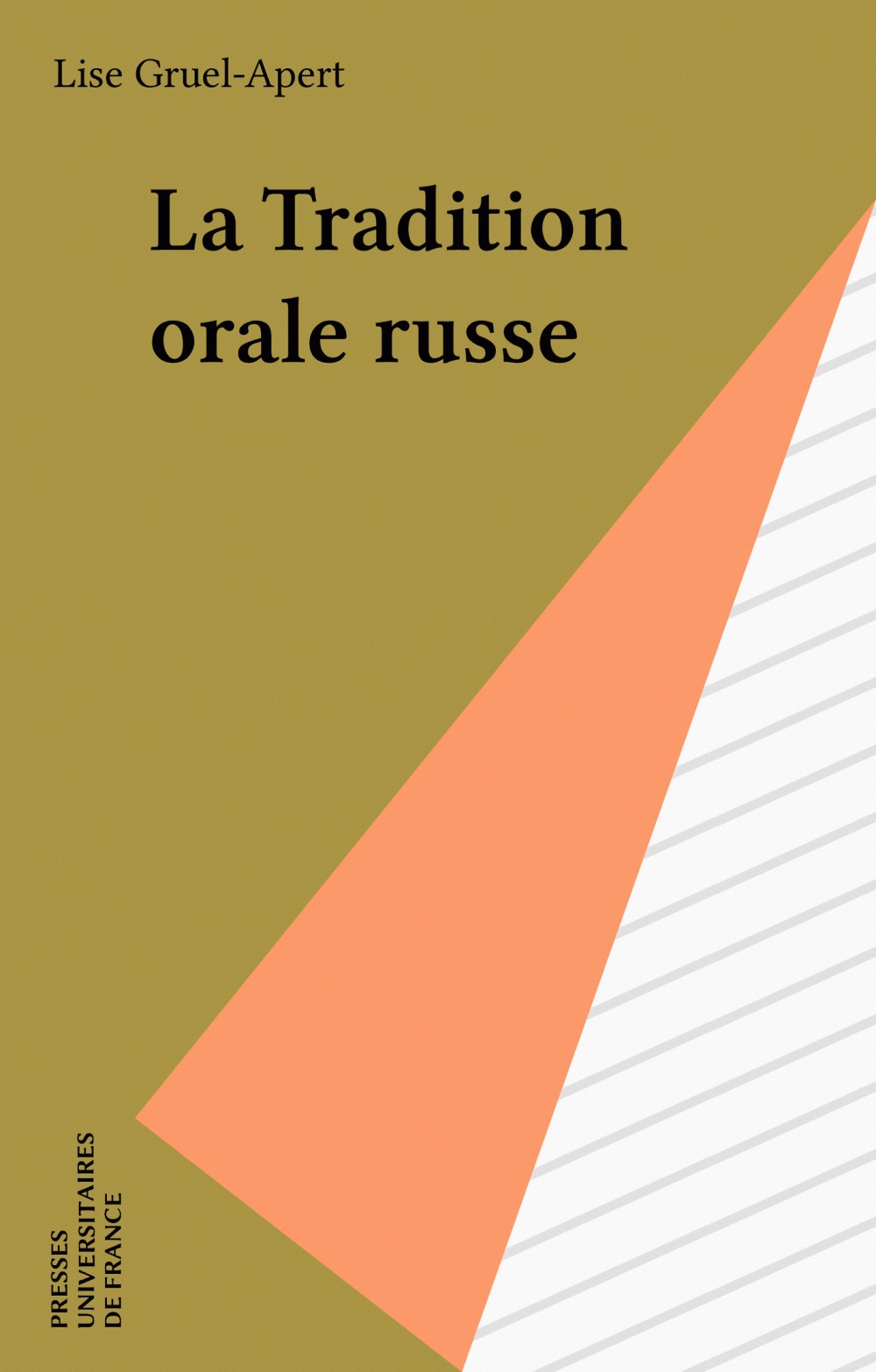 Couverture ebook de La Tradition orale russe, de Lise Gruel-apert