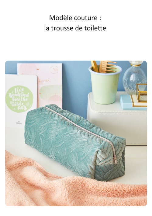 Couverture ebook de Modèle couture : la trousse de toilette, de Sarah Scremin