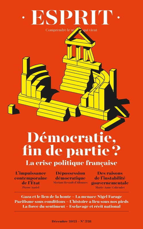 Couverture ebook de Esprit - Démocratie : fin de partie ? La crise politique française, de Collectif