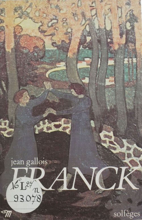 Couverture ebook de Franck, de Gallois Jean