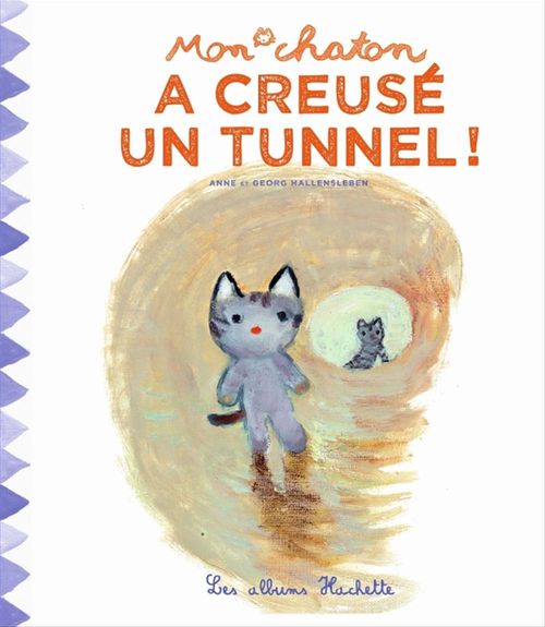 Couverture ebook de Mon chaton a creusé un tunnel !, de Anne Gutman