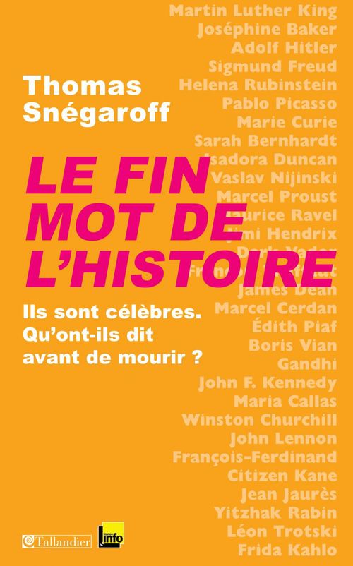 ebook cover of Le Fin mot de l'histoire, by Thomas Snégaroff