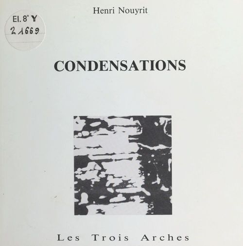 ebook cover of Condensations, by Henri Nouyrit