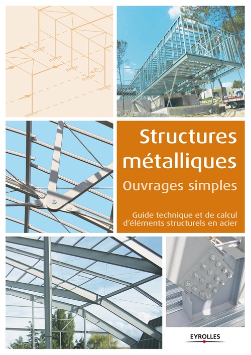 Couverture ebook de Structures métalliques - Ouvrages simples, de Collectif