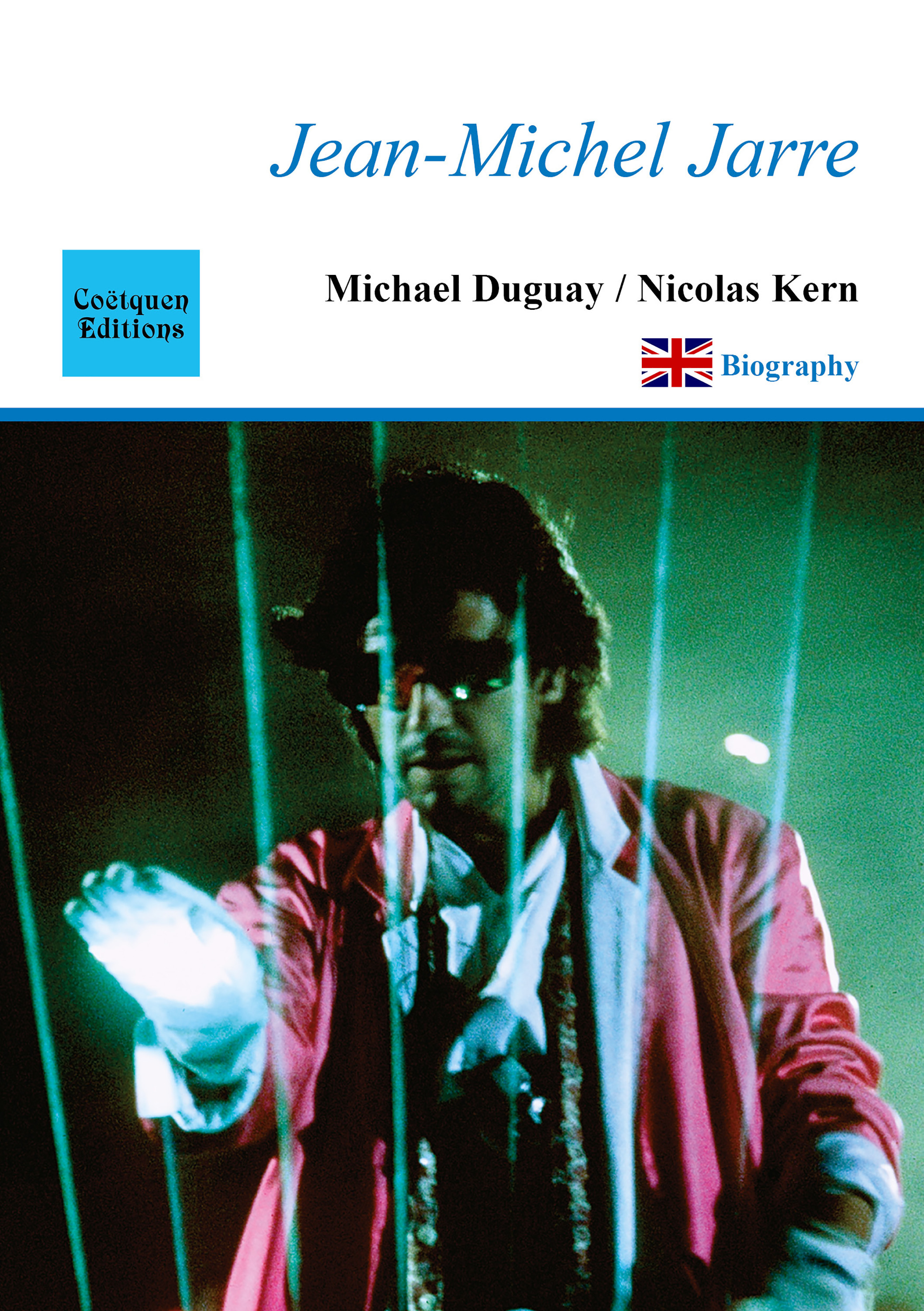 Couverture ebook de English Book Jean-Michel Jarre, de Michael Duguay, Nicolas Kern