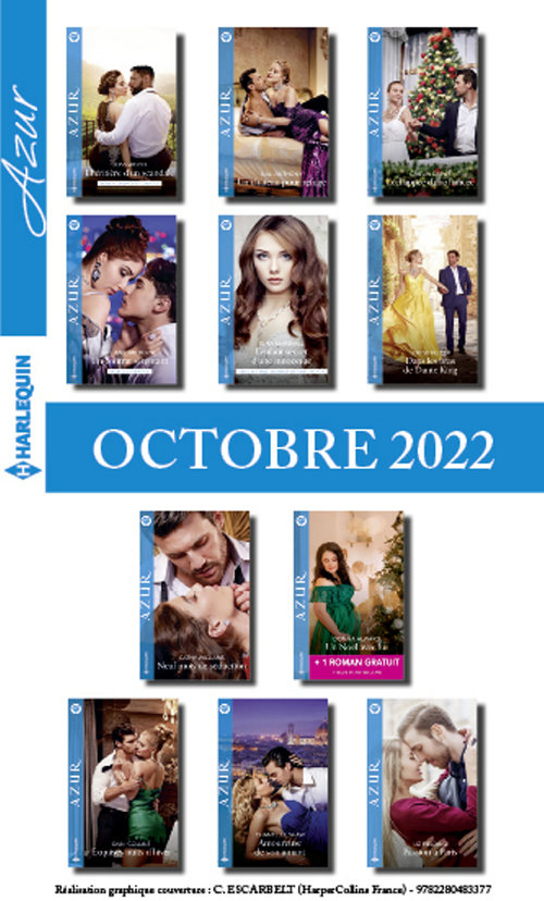 ebook cover of Pack mensuel Azur - 11 romans + 1 titre gratuit (Octobre 2022), by Collectif