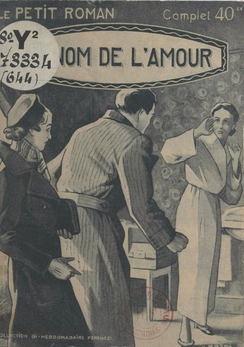 Couverture ebook de Au nom de l'amour, de Albert Dubeux