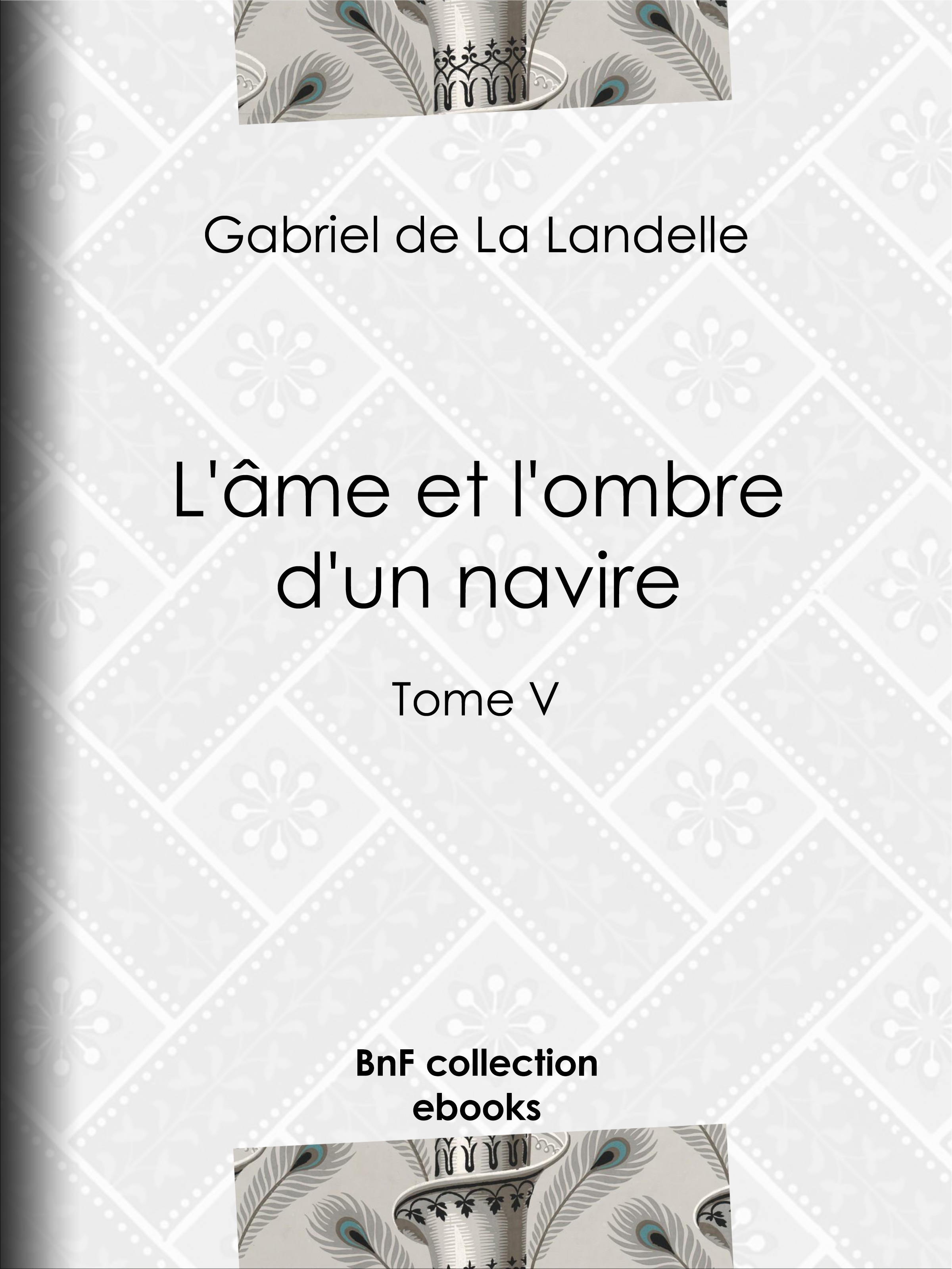 Couverture ebook de L'Âme et l'Ombre d'un navire, de Gabriel De La Landelle