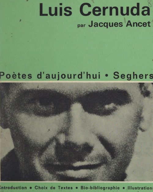 Couverture ebook de Luis Cernuda, de Jacques Ancet