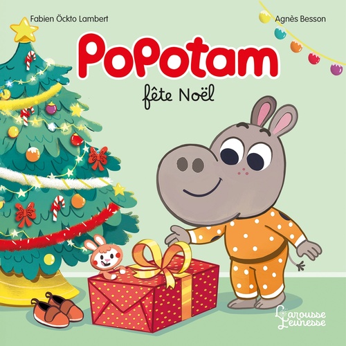 ebook cover of Popotam fête Noël, by Agnès Besson