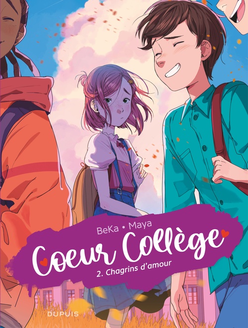 Couverture ebook de Coeur Collège - Tome 2 - Chagrins d'amour, de BeKa