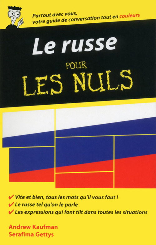 ebook cover of Le Russe - Guide de conversation Pour les Nuls, 2e, by Andrew Kaufman, Serafima Gettys