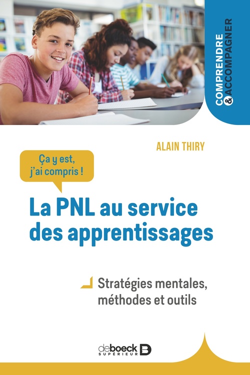 Couverture ebook de La PNL au service des apprentissages, de Alain Thiry