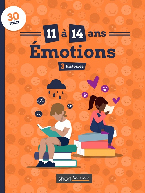 Couverture ebook de 3 histoires (11 - 14 ans) : Émotions #1, de Sonia Eismmann Nussmann, Frédéric Neveur, Raphaëlle Frémont