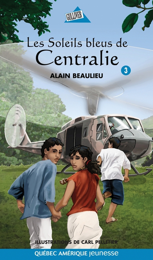 ebook cover of Jade et Jonas 03 - Les Soleils bleus de Centralie, by Alain Beaulieu