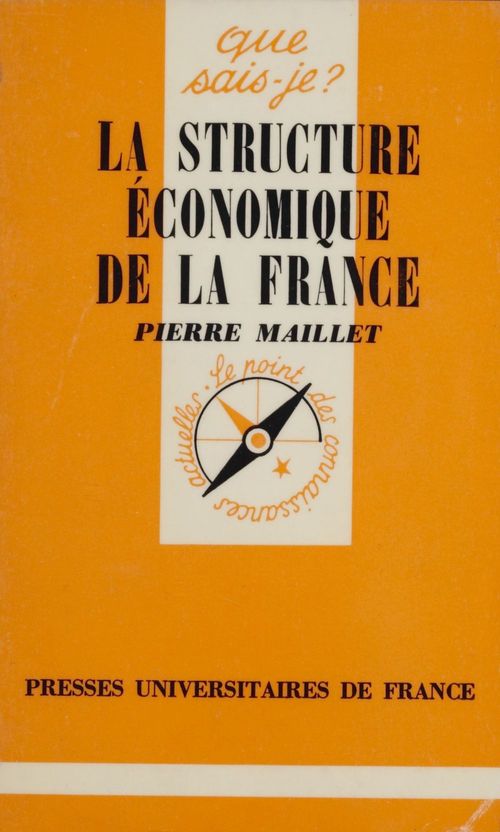Couverture ebook de La structure économique de la France, de Maillet P