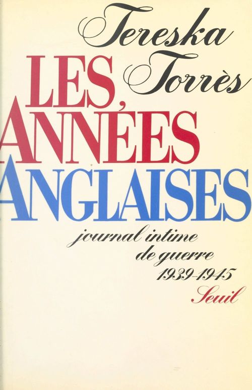 Couverture ebook de Les années anglaises, de Tereska Torrès