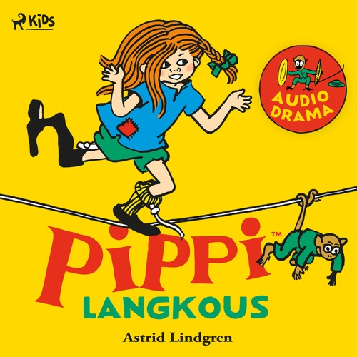 Couverture audiobook de Pippi Langkous (hoorspel), de Astrid Lindgren