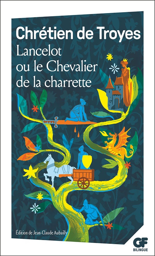 ebook cover of Lancelot ou le chevalier de la charrette - BAC 2027, by Chrétien de Troyes