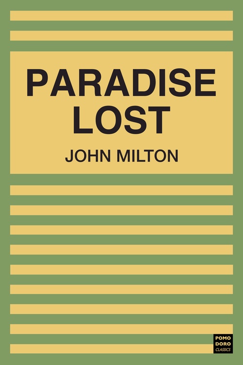 ebook cover of Paradise Lost, by John Milton