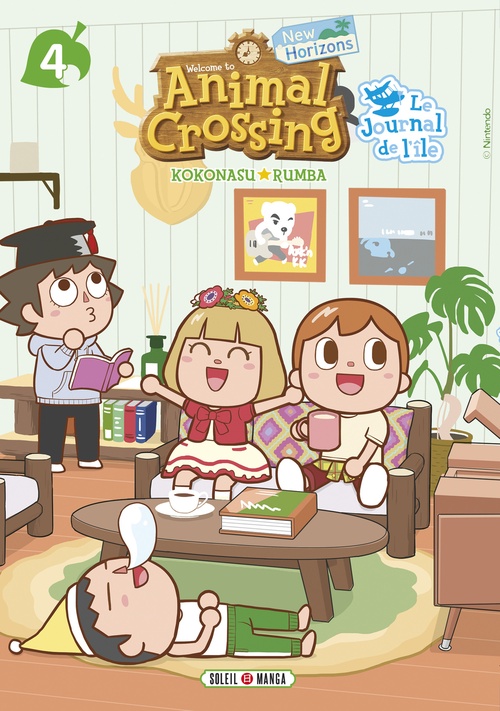 Couverture ebook de Animal Crossing : New Horizons - Le Journal de l'île T04, de Nintendo