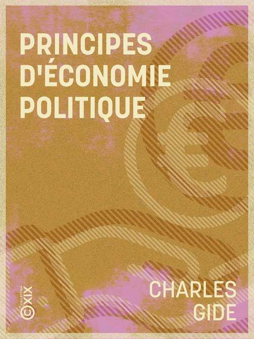 Couverture ebook de Principes d'économie politique, de Charles Gide