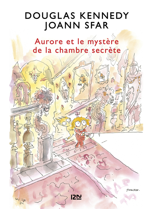 ebook cover of Les fabuleuses aventures d'Aurore - tome 2 Aurore et le mystère de la chambre secrète, by Douglas Kennedy, Joann Sfar