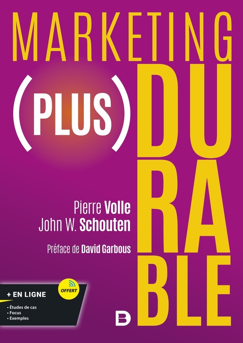 ebook cover of Marketing (plus) durable, by Pierre Volle, John Schouten