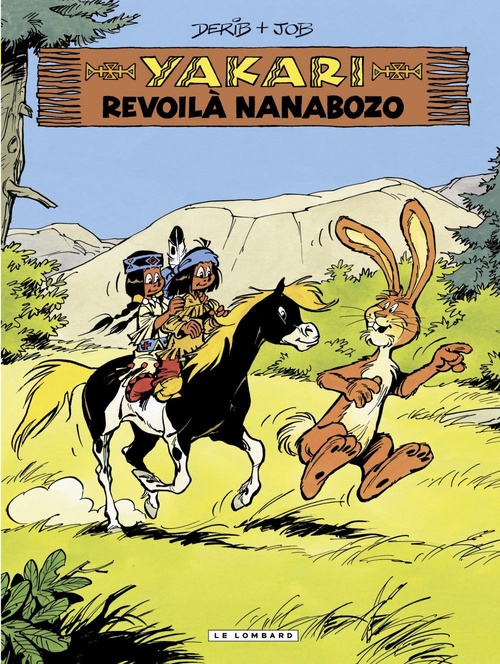 Couverture ebook de Yakari - Tome 34 - Le retour du lapin magicien, de Job, Derib