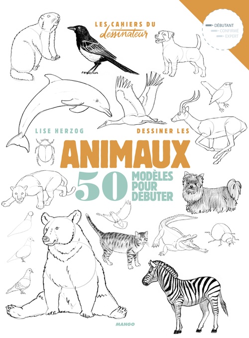 Couverture ebook de Dessiner les animaux, de Lise Herzog