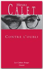 Couverture ebook de Contre l'oubli, de Henri Calet