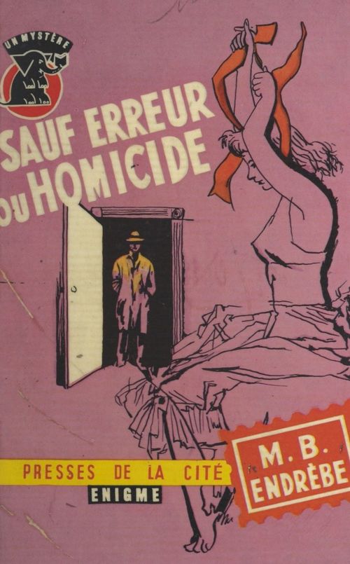 ebook cover of Sauf erreur ou homicide, by Maurice-Bernard Endrèbe