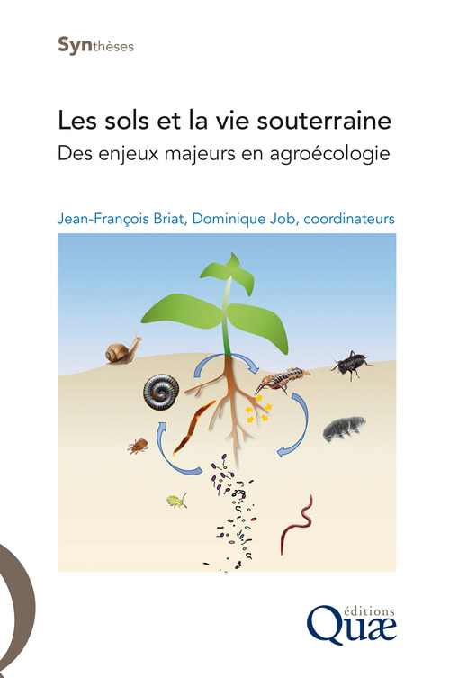 Couverture ebook de Les sols et la vie souterraine, de Collectif, Jean-françois Briat, Dominique Job