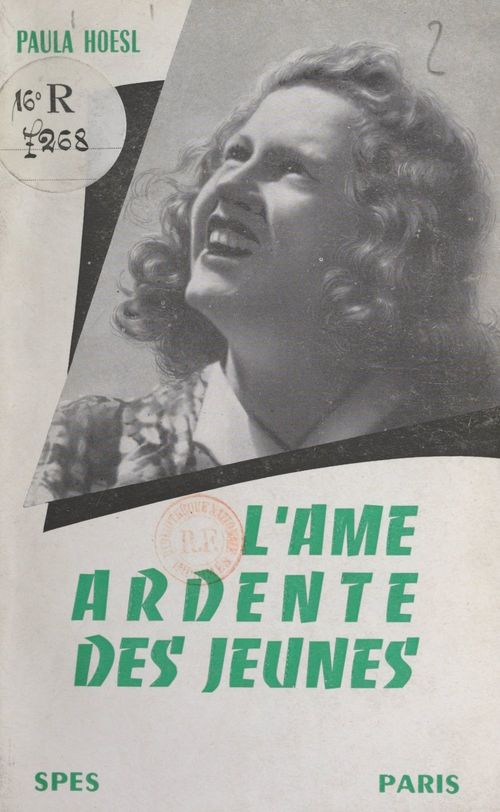 ebook cover of L'âme ardente des jeunes, by Paula Hoesl