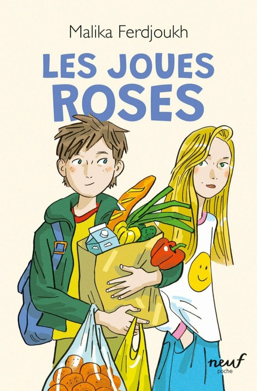 Couverture ebook de Les joues roses, de Malika Ferdjoukh