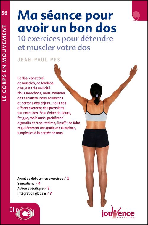 Couverture ebook de Ma séance pour avoir un bon dos, de Jean-paul Pes