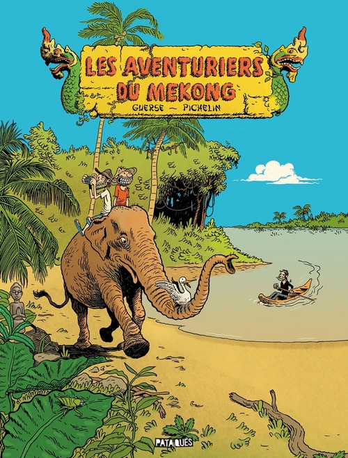 Couverture ebook de Les Aventuriers du Mékong, de Marc Pichelin