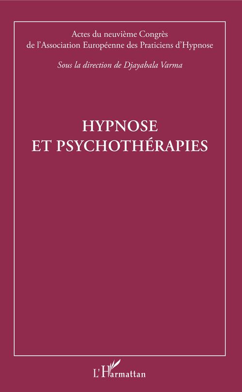 Couverture ebook de Hypnose et psychothérapies, de Djayabala Varma