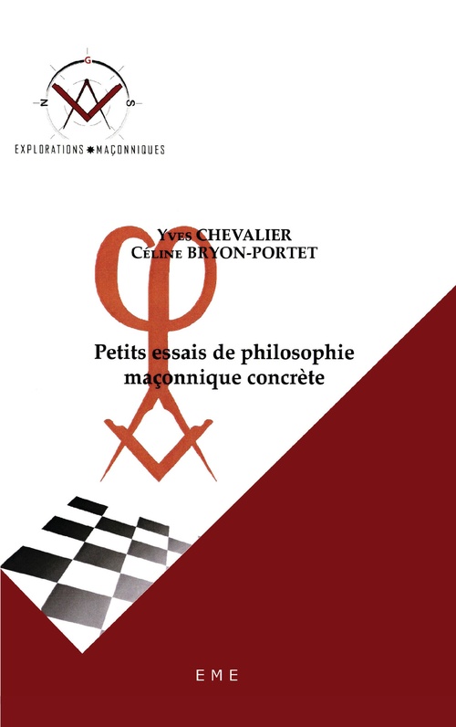 Couverture ebook de Petits essais de philosophie maçonnique concrète, de Céline Bryon-portet, Yves Chevalier