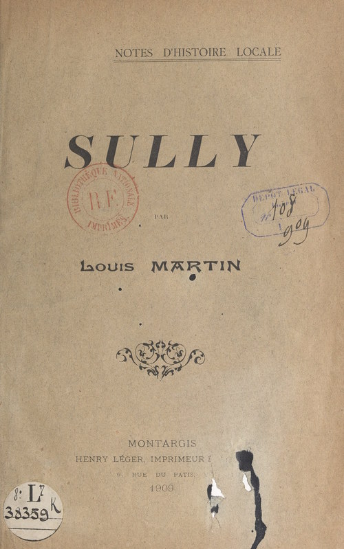 Couverture ebook de Sully, de Louis Martin