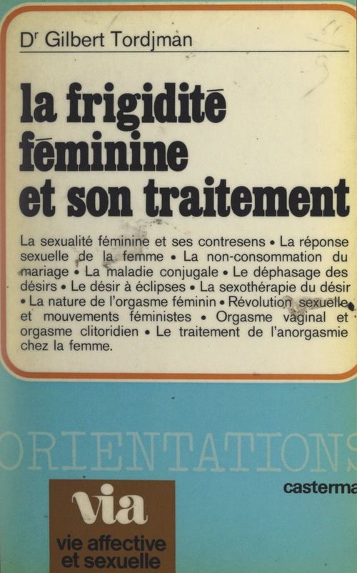 ebook cover of La frigidité féminine et son traitement, by Gilbert Tordjman