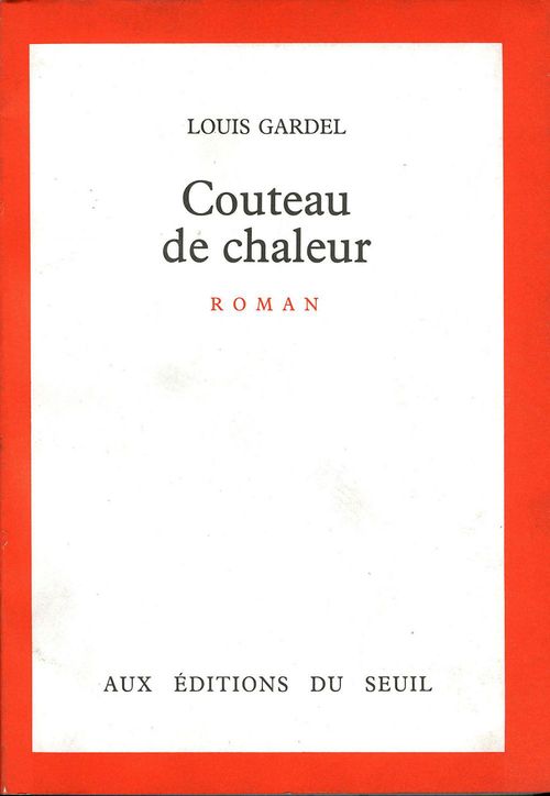 ebook cover of Couteau de chaleur, by Louis Gardel