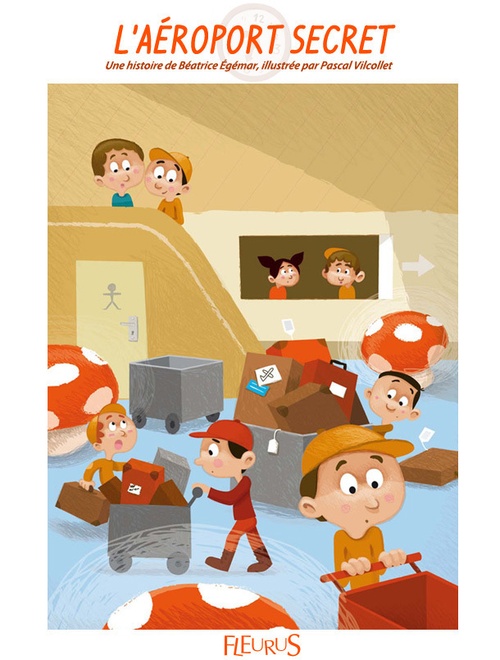 ebook cover of L'aéroport secret, by Béatrice Egémar
