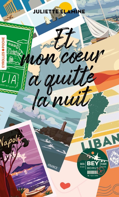 Couverture ebook de Et mon coeur a quitté la nuit, de Juliette Elamine