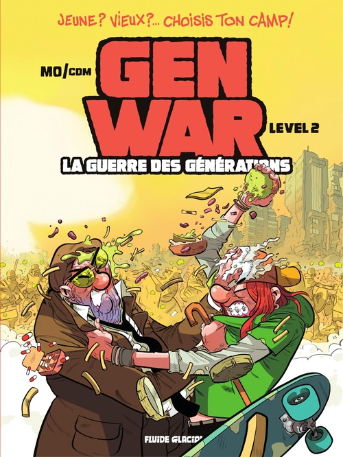 Couverture ebook de Gen War - La guerre des générations - Tome 2 - Level 2, de Mo/CDM