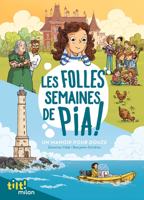 Couverture ebook de Les folles semaines de Pia, Tome 01, de Séverine Vidal