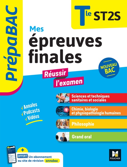 ebook cover of Prepabac Terminale ST2S_Mes épreuves finales_fiches et annales, by Audrey Bebert-Mion, Renaud Burrowes, Benoit Godiard, Dominique Rauscher
