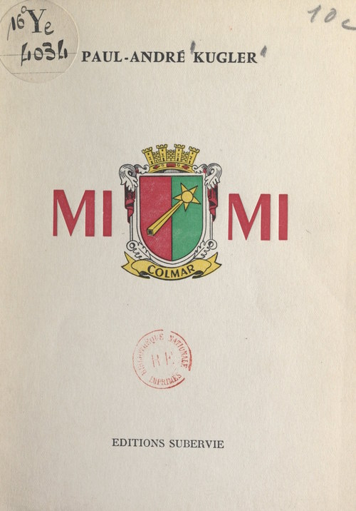 Couverture ebook de Mimi, de Paul-Andre Kugler