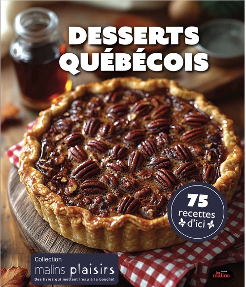 Couverture ebook de Desserts québécois, de Les Malins