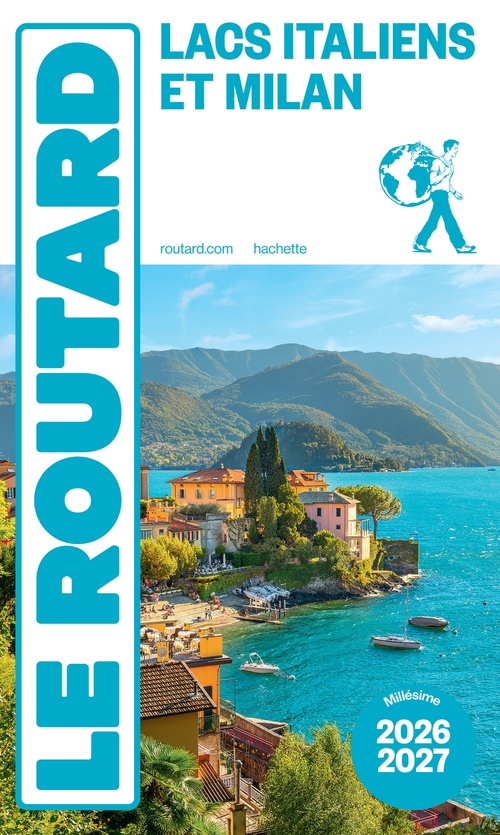 Couverture ebook de Guide du Routard Lacs Italiens et Milan 2026/27, de Collectif